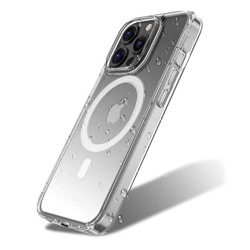 Phonix Case For iPhone 14 Clear Rock Shockproof Case with MagSafe