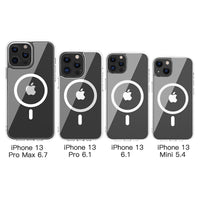Phonix Case For iPhone 12 Pro Max Clear Rock Shockproof Case Compatible with MagSafe