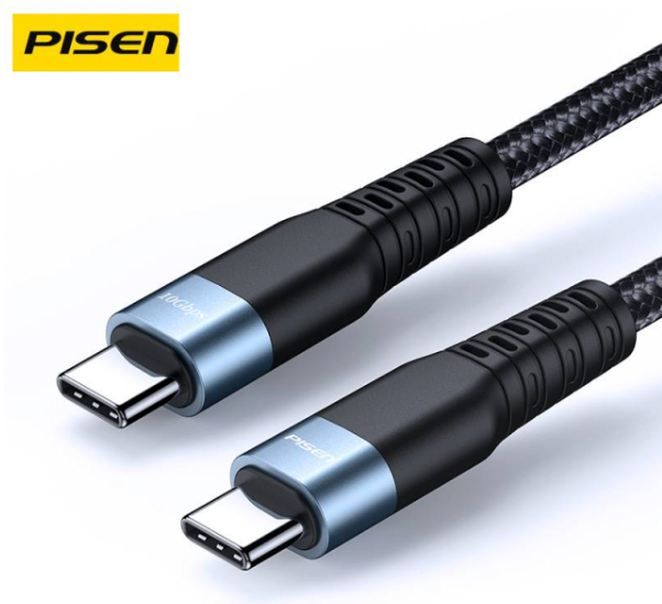 1M USB-C to USB-C Fast 100W PRO PD3.1 GEN2 Double Charging Cable LS-TC08 PISEN Compatible for iPhone 15 Series