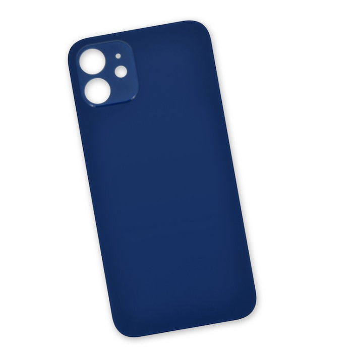 Rear Glass Replacement For iPhone 12 Blue (No logo)