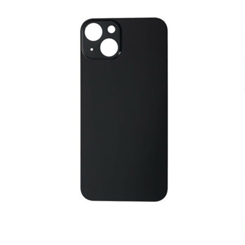 Rear Glass Replacement For iPhone 13 Black (No logo)