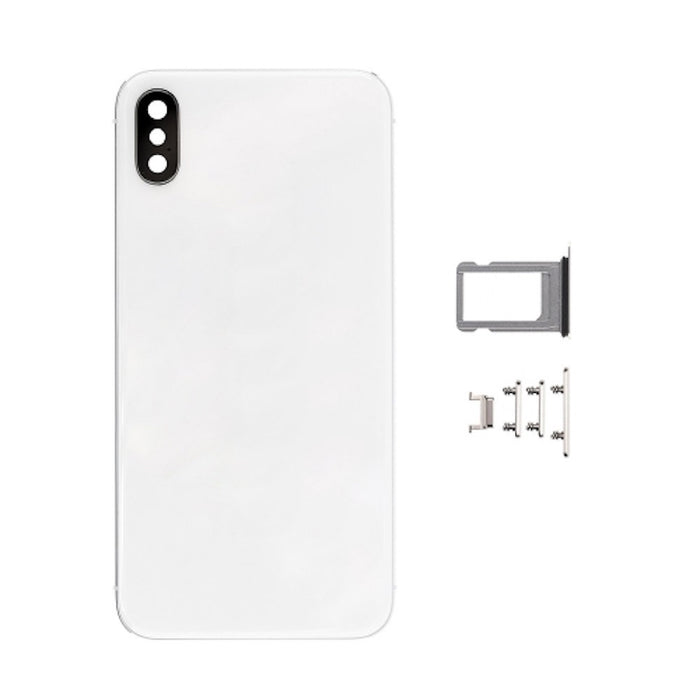 Rear Housing for iPhone X White (No logo)