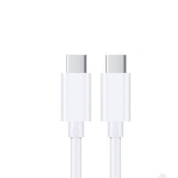 1M 60W USB-C to USB-C Mini White Cable  USP without Package