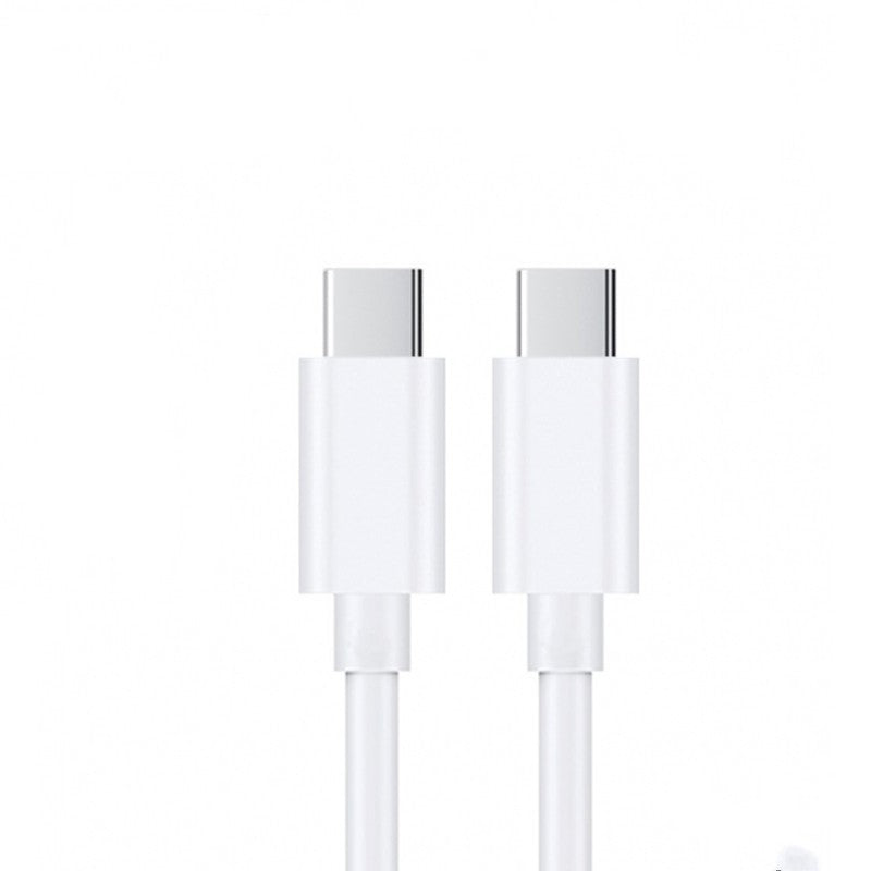1M USB-C to USB-C Mini White Cable  USP Compatible for iPhone 15 Series