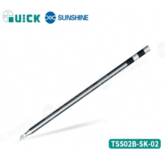 Knife-shaped soldering iron tip  for QUICK 1100/1200 TSS02-K