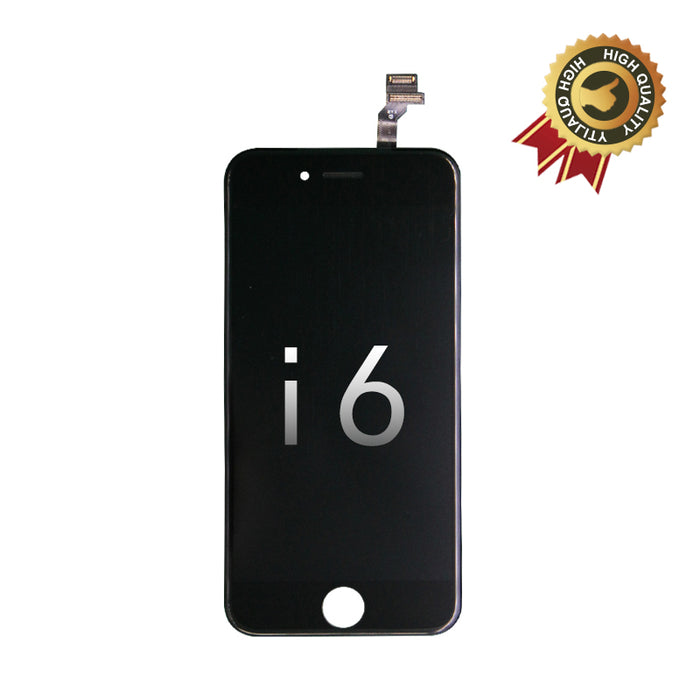 High Brightness LCD Assembly for iPhone 6 Screen (Best Quality Aftermarket)- Black