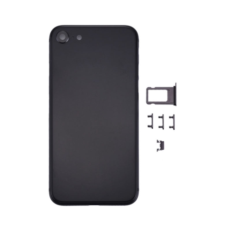 Rear Housing for iPhone 8 Black (No logo)