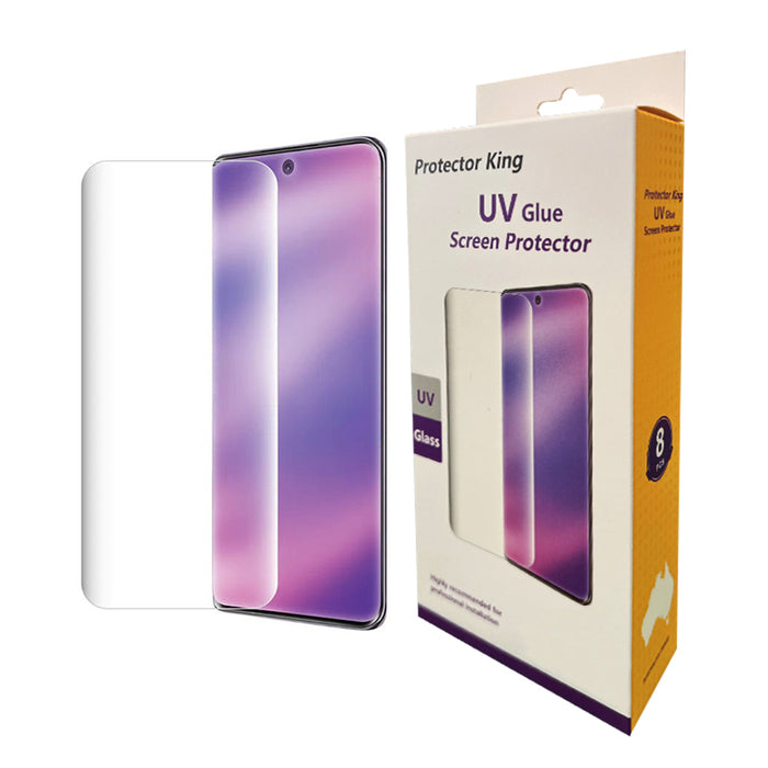 S8 UV Tempered Glass Screen Protector For Samsung Galaxy