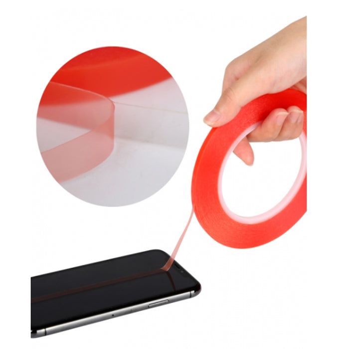 Red Film Tape Transparent Double-sided Adhesive 2mm