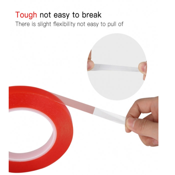 Red Film Tape Transparent Double-sided Adhesive 3mm