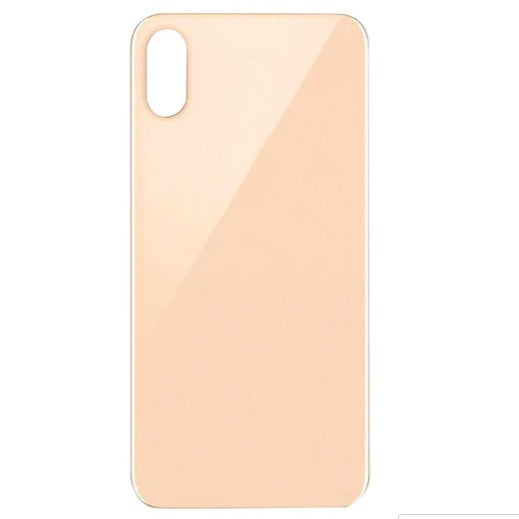 Rear Glass Replacement For iPhone X Gold (No logo)