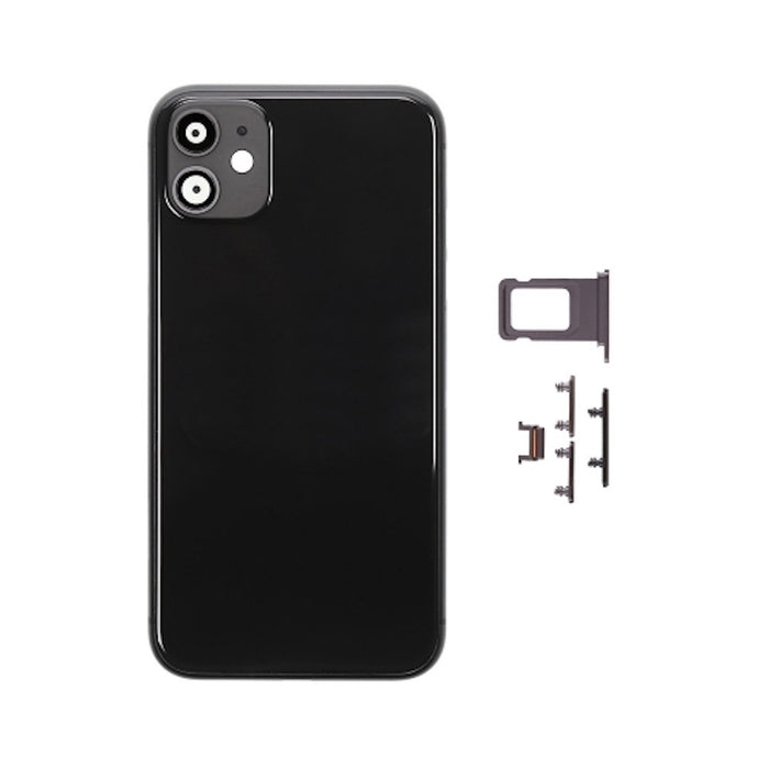 Rear Housing for iPhone 11 Black (No logo)