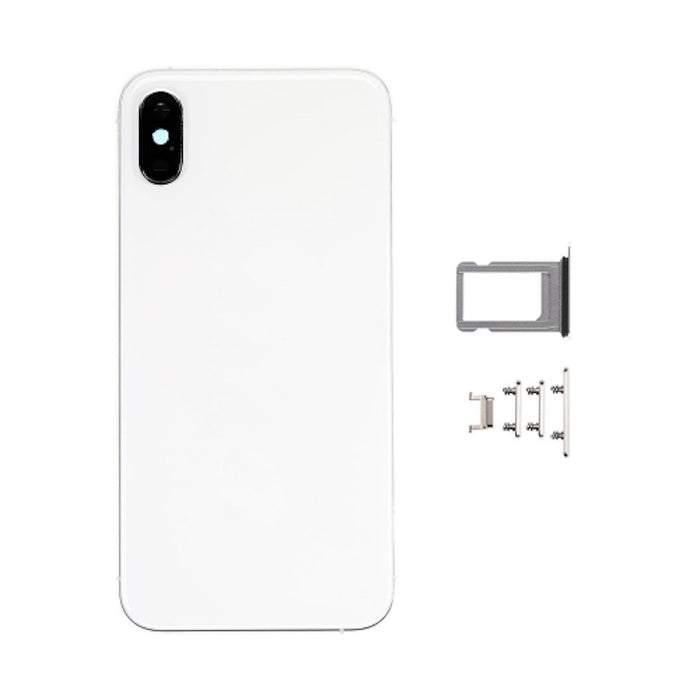 Rear Housing for iPhone XS White (No logo)