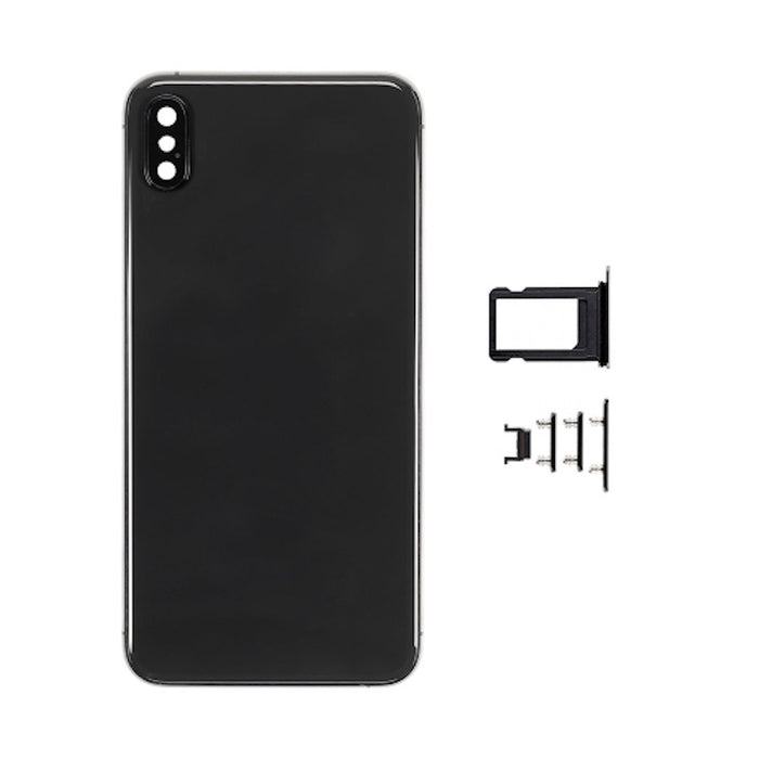 Rear Housing for iPhone XS Max Black (No logo)