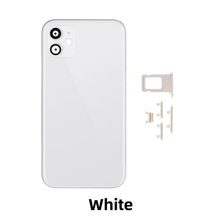 Rear Housing for iPhone 11 White (No logo)