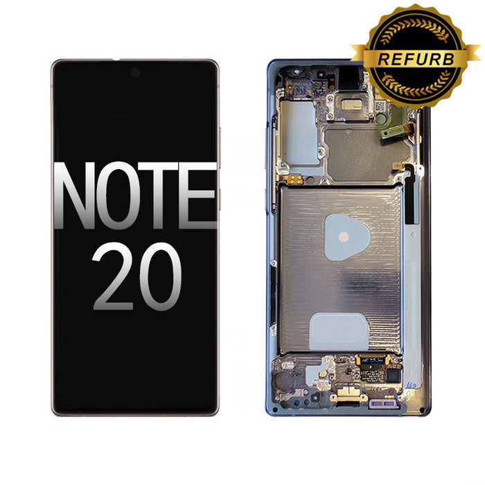 Refurbished Samsung Note 20/4G/5G (N980F) OLED Screen and Digitizer Assembly Black