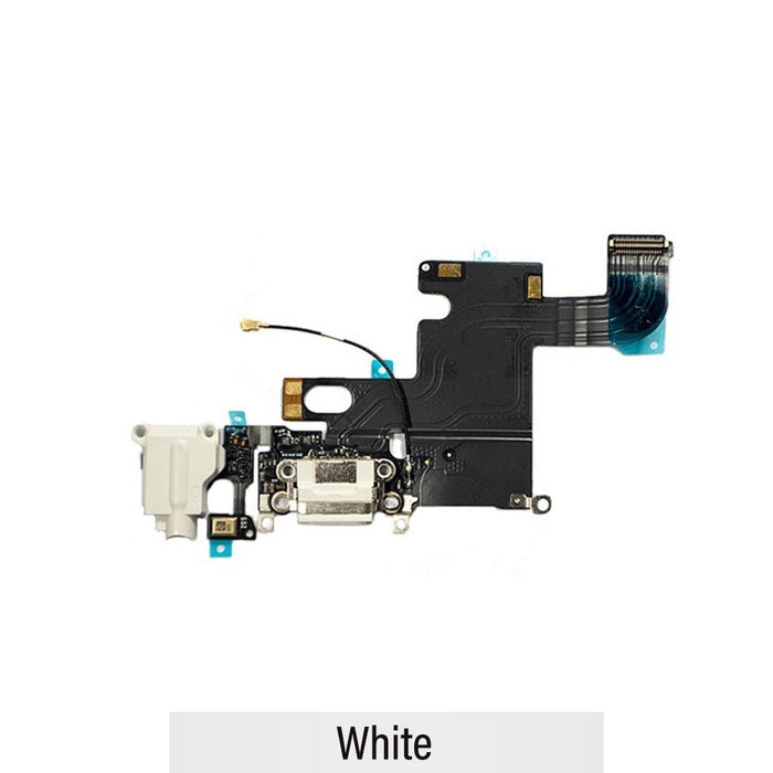 Charging Port Flex Cable for iPhone 6 (White)