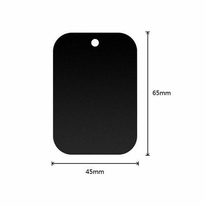 Magnetic Car Phone Holder Replacement Plates (Rectangle, Round) Combination