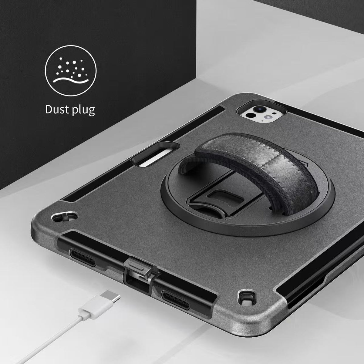 Rugged Case with Pen Holder for iPad Pro 2025(M5)/2024(M4) 11"