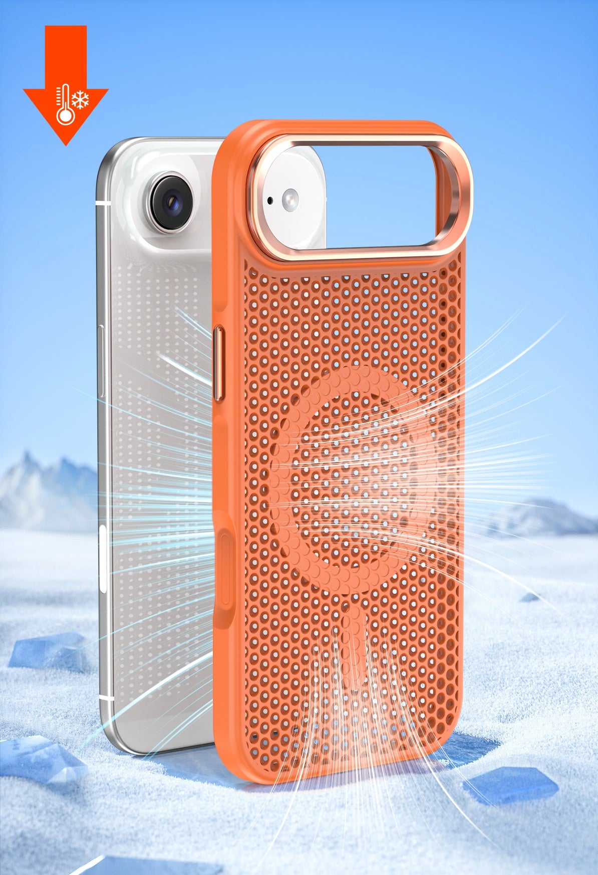 USP 3D Mesh Armor Case for iPhone 17 Air Compatible With Magsafe