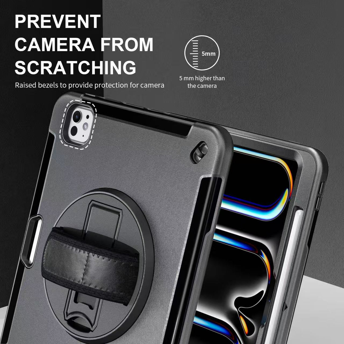 Rugged Case with Pen Holder for iPad Pro 2025(M5)/2024(M4) 11"