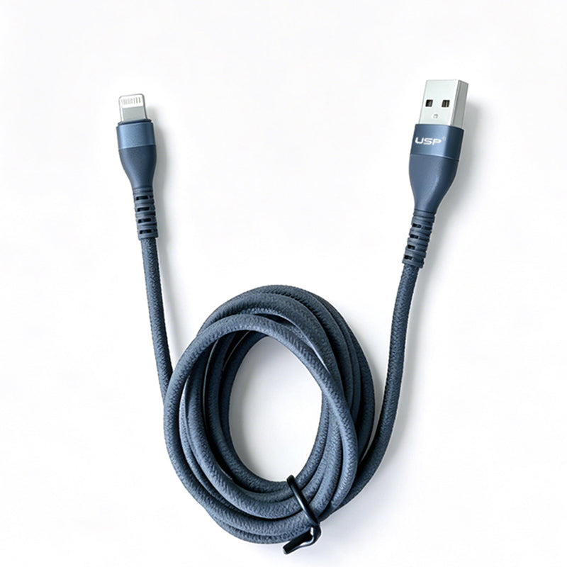 30cm USB-A to Lightning Nylon Braided 2.4A Fast Charging Cable for iPhone