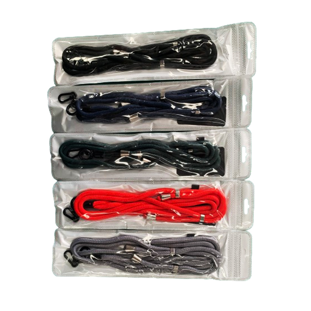 [5Pcs] Universal Mobile Phone Lanyard Adjustable Hanging Neck Strap With Patch