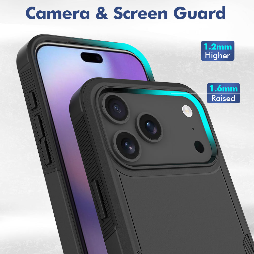 USP Case For iPhone 17 Pro Black Armor Light Case