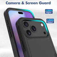 USP Case For iPhone 17 Pro Black Armor Light Case