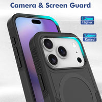 USP Case For iPhone 17 Pro Max Black Armor Light Case Compatible With Magsafe