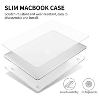 Hard shell Case for MacBook Air 13.3 (A1932/A2179/A2337) Glassy matte(Clear)