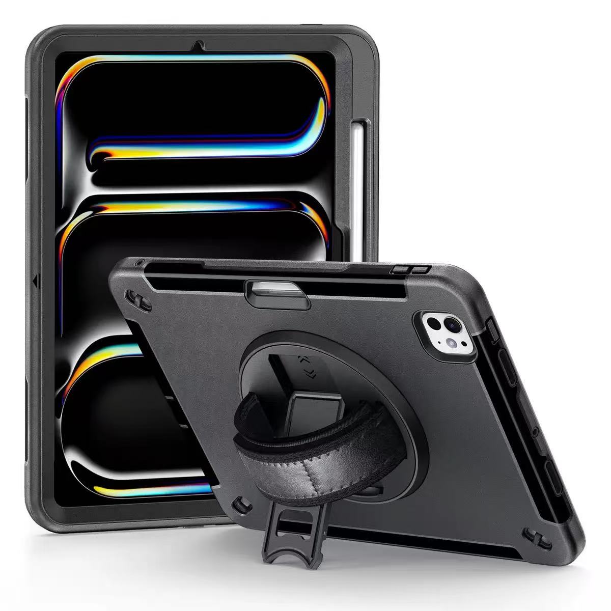 Rugged Case with Pen Holder for iPad Pro 2025(M5)/2024(M4) 11"