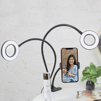 Cygnett V-Dual Classic 2-in-1 Selfie Ring Light with Phone Holder