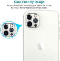 Phonix Camera Lens Protector For iPhone 12 Pro Back Lens Shield Clear (Tempered Glass)