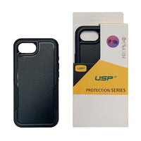 USP Case For iPhone 16e Black Armor Light Case