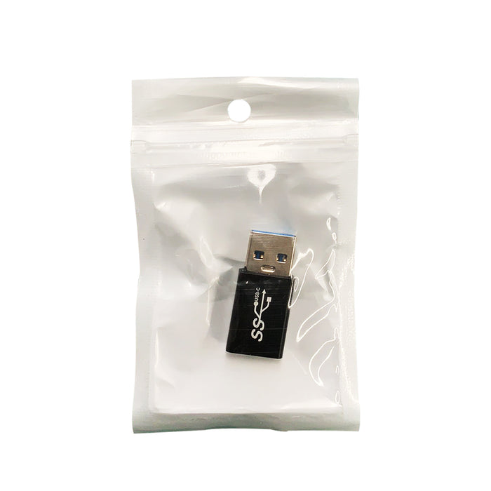 Mini OTG Adaptor USB-A Male to USB-C Female 3.1 Black