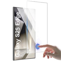 S25 Edge Screen Protector 2.5D Clear Tempered Glass for Samsung Galaxy