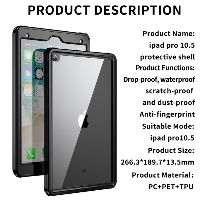 Waterproof Case With Pen Holder for iPad Air 3/Pro 10.5"