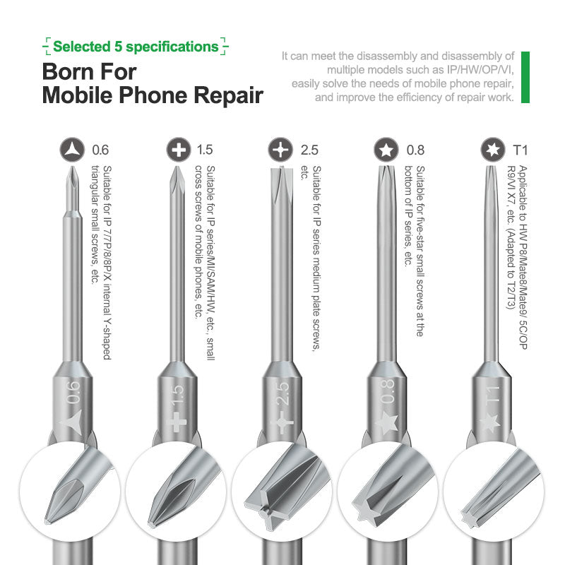 RELIFE RL-725 6-in-1 adjustable torque screwdriver