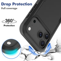 USP Case For iPhone 17 Pro Black Armor Light Case