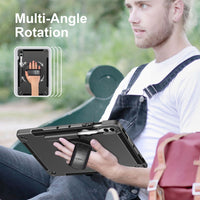 Rugged Case with Pen Holder for Galaxy Tab S9Plus /S10Plus/S9FE Plus (SM-X810) (12.4")