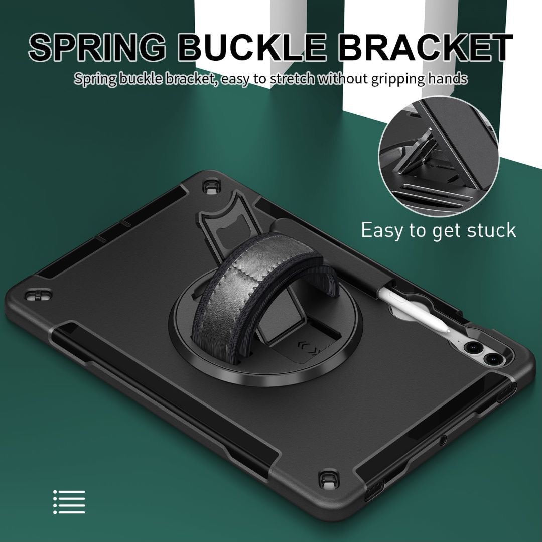 Rugged Case with Pen Holder for Galaxy Tab S10 Lite/ S10 FE/Tab S9  (SM-X710) (11")  / Tab S9 FE (10.9")