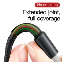 Phonix 3M Black Braided USB-C to USB-A Cable Charge & Connect