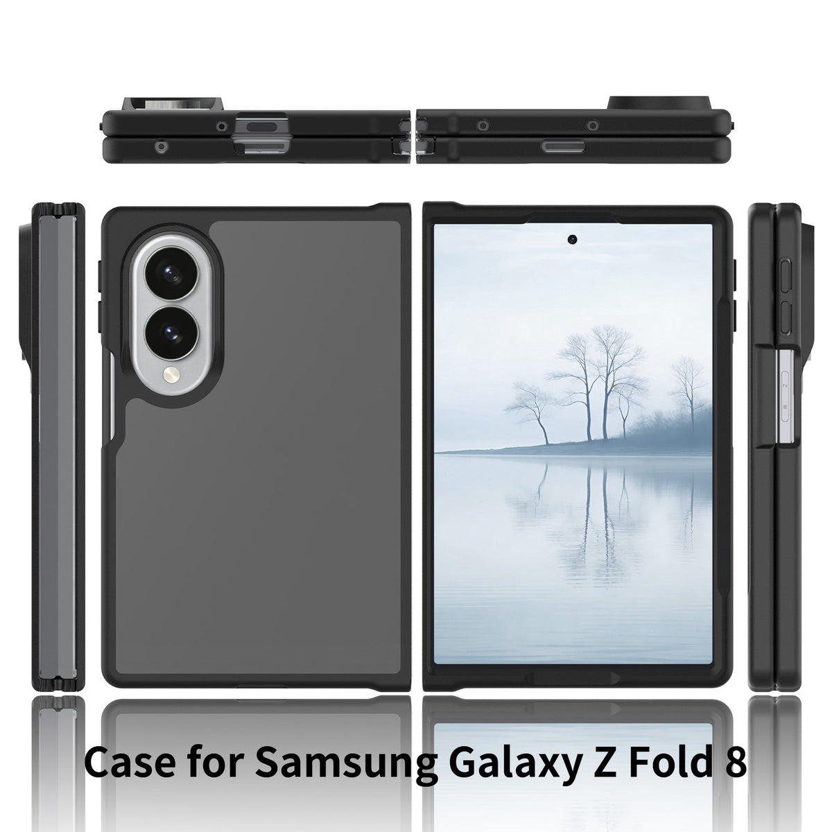 Phonix Case For Galaxy Z Fold 8 Matte Magnetic Case