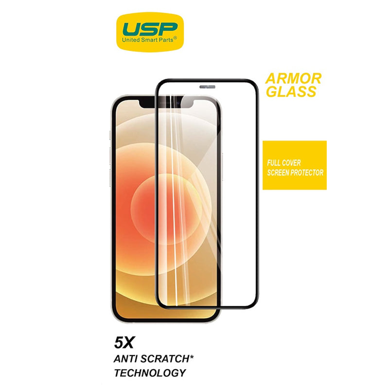 USP Armor Glass Screen Protector For iPhone 16 Plus / 15 Plus Full Cover (1  Piece/Box)