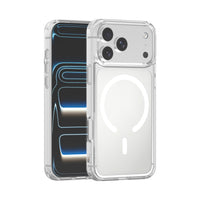 USP Case For iPhone 17 Pro Max Clear Rock Shockproof Case with MagSafe