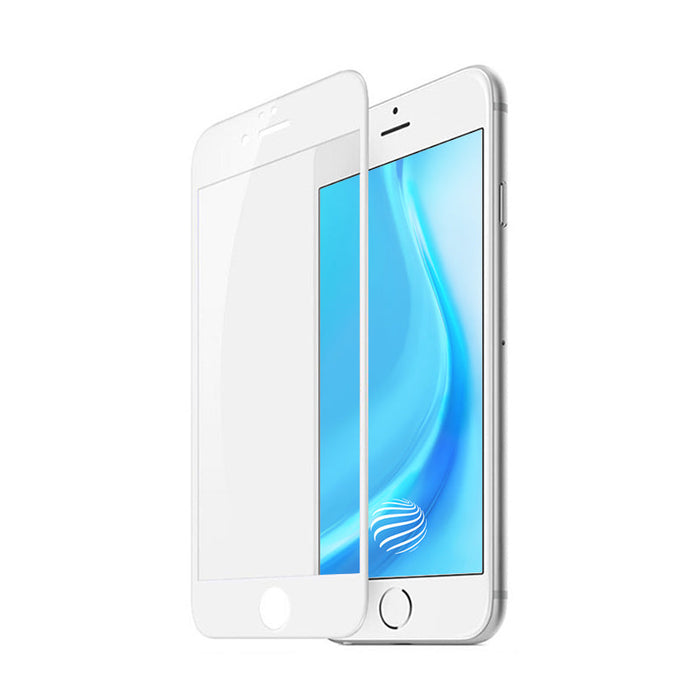 For iPhone 6 White 5D Full Screen Protector (25PCS/Pack)