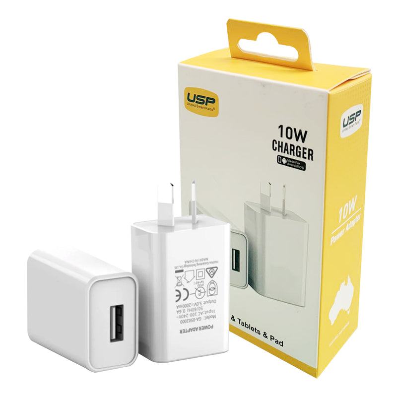 10W Wall Charger Adapter 2A USP