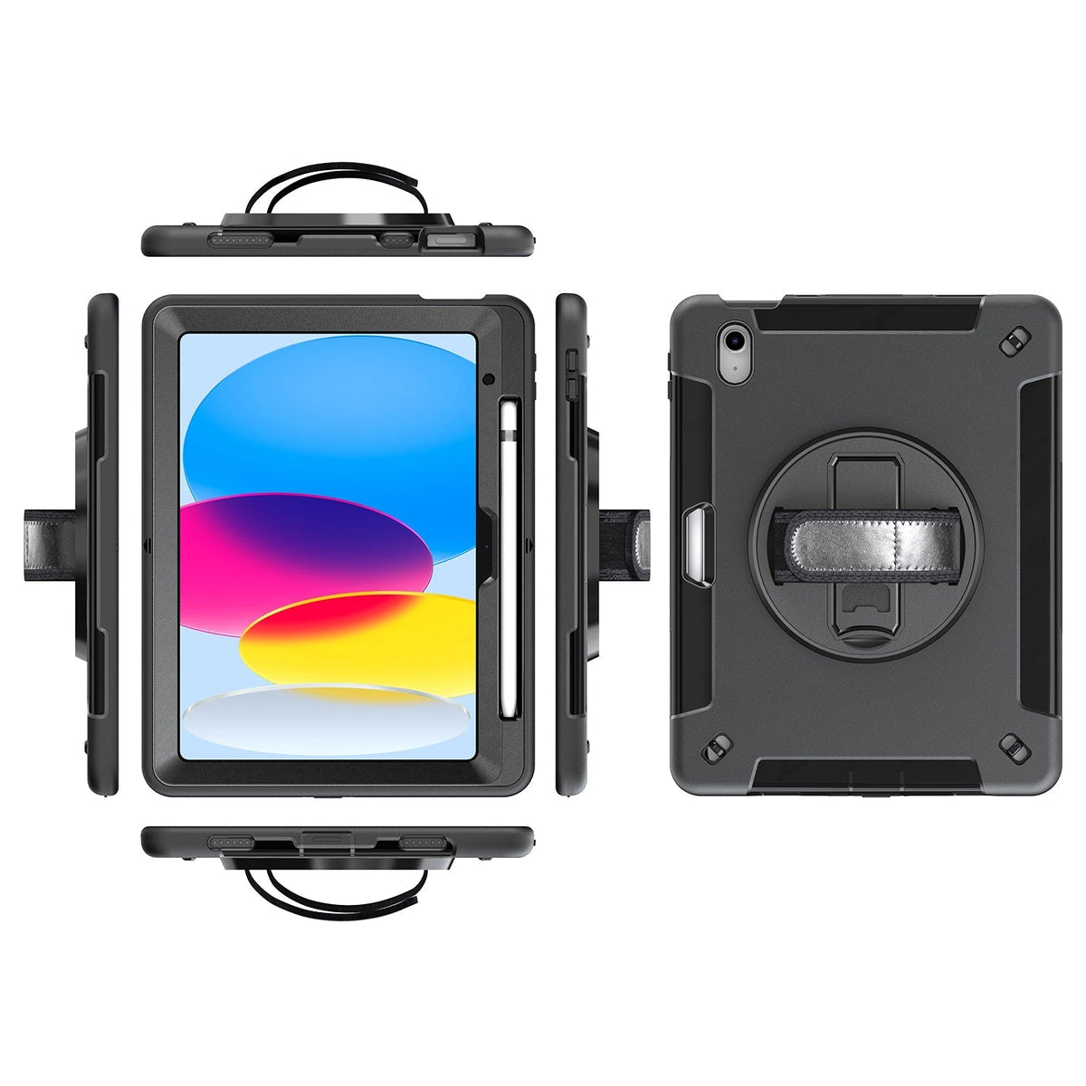 Rugged Case with Pen Holder Screen-Less for Galaxy Tab A9 Plus 11" Generic