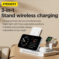 Pisen 3 in 1 Foldable Wireless Charging Station